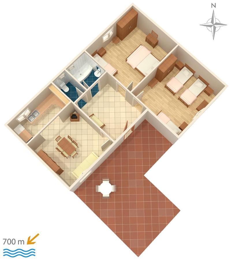Apartment Biograd Na Moru 5899A Esterno foto
